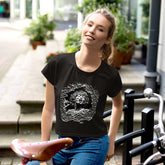 Soulful Sonnet All-Over Print Crop T-Shirts